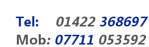 Telephone:01422 368697 Mobile:07711 053592